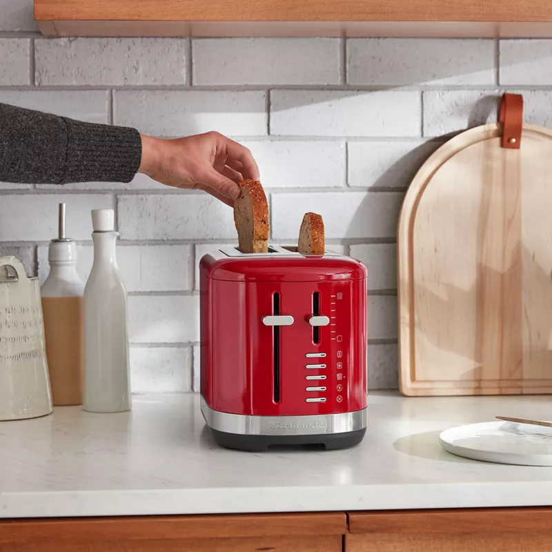 KitchenAid 5KMT2109EER 7 2 slice(s) 980 W Must, Red, Stainless steel
