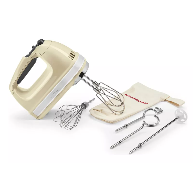 KitchenAid 5KHM9212EAC käsisegisti 85 W Kreem, Hõbedane