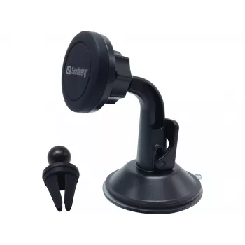 Sandberg In Car Mobile Magnet Stand Kit, telefon, passiivne hoidik, auto, must