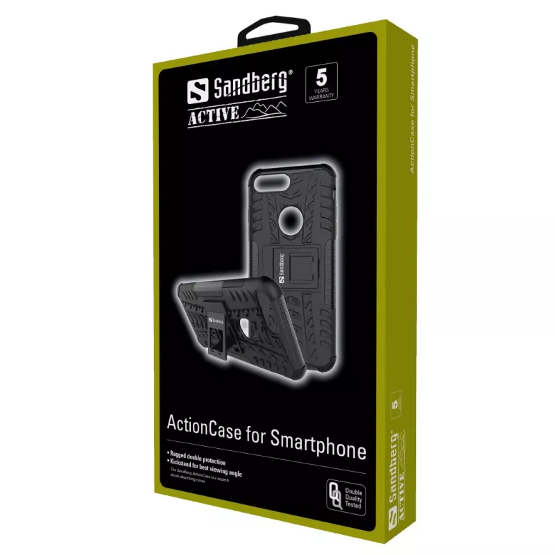 Sandberg ActionCase Galaxy S9 Plus'ile, Border, Samsung, Galaxy S9 Plus, 15,8 cm (6,2 tolli), must