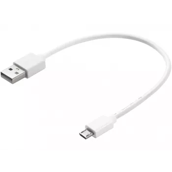 Sandberg MicroUSB sünkroonimis-/laadimiskaabel 0,2 m, 0,2 m, USB A, Micro-USB B, USB 2.0, valge