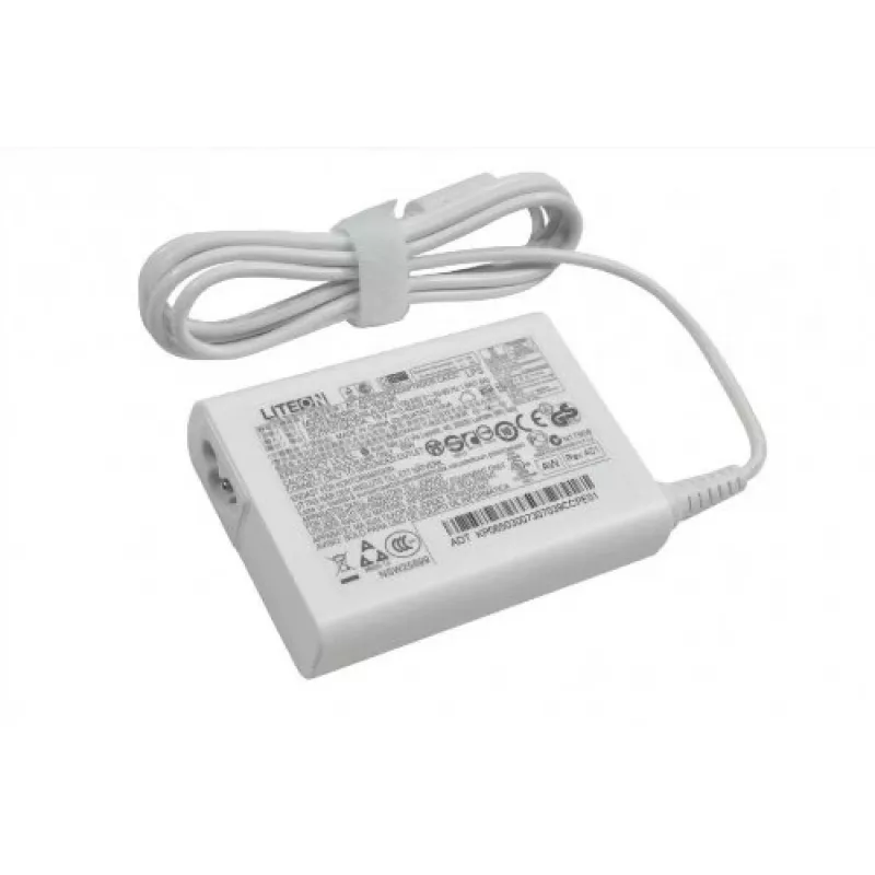 Aceri vahelduvvooluadapter toiteadapter/inverter Sisetarve 65 W Valge