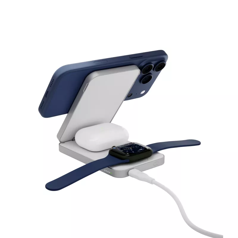 dbramante1928 re-charge - Akupank 8K WL - 3in1 - Qi1.3 - WHT
