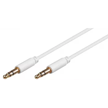 Microconnect AUDLL05W helikaabel 0,5 m 3,5 mm valge