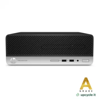 upcycle it HP ProDesk 600 G5 SFF (taastatud) A Intel® Core™ i5 i5-9400T 16 GB DDR4-SDRAM 256 GB SSD Windows 11 Pro PC Must, Hõbedane