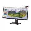 Lenovo ThinkVision T34WD-40 Monitor, 86.4 cm (34 tolli), 3440 x 1440 pikslit, Wide Quad HD, LED, 6 ms, Must