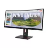 Lenovo ThinkVision T34WD-40 Monitor, 86.4 cm (34 tolli), 3440 x 1440 pikslit, Wide Quad HD, LED, 6 ms, Must