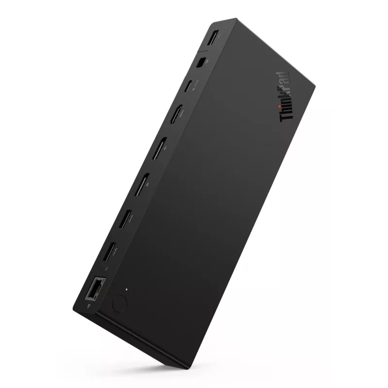 Lenovo ThinkPad USB4 Smart Dock 5500 koos 135 W adapteriga, juhtmega, must