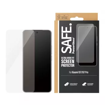 PanzerGlass SAFE. by ® ekraanikaitse Xiaomi 15T | 15T Pro | ülilai sobivusega