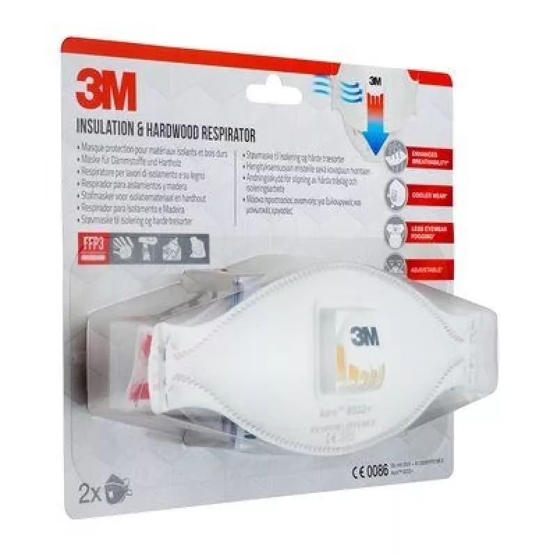3M 9332C2 korduvkasutatav respiraator FFP3 Poolmask respiraator Õhkpuhastav respiraator