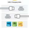 StarTech.com 1 m (3,3 jalga) valge USB-C laadimiskaabel 2 tk pakendis, USB-C kaabel, USB 2.0 USB-C sülearvuti laadimisjuhe, 60 W 3 A toiteedastus, TPE mantel, USB-C andmeedastuskaabel, M/M