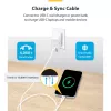 StarTech.com 1 m (3,3 jalga) valge USB-C laadimiskaabel 2 tk pakendis, USB-C kaabel, USB 2.0 USB-C sülearvuti laadimisjuhe, 60 W 3 A toiteedastus, TPE mantel, USB-C andmeedastuskaabel, M/M