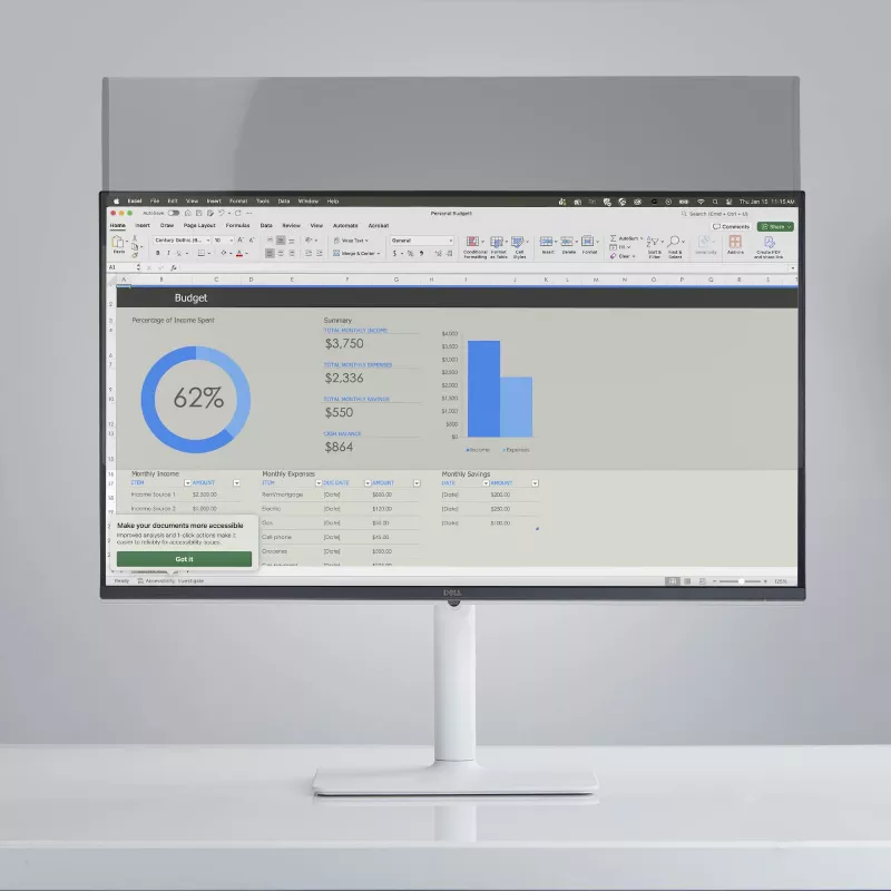 StarTech.com Magnetiline monitori privaatsuskile 24-tollisele 16:10 kuvari jaoks, eemaldatav filter, peegeldusvastase/läikivate külgedega, sinise valguse vähendamisega ekraanikaitsekile, TAA