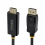 StarTech.com 2 m DisplayPort–HDMI-adapterkaabel haarduvate pistikutega, 4K 60 Hz, HDR, ühesuunaline DP–HDMI videomuundur, DP lauaarvutist HDMI monitorile