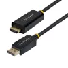 StarTech.com 2 m DisplayPort–HDMI-adapterkaabel haarduvate pistikutega, 4K 60 Hz, HDR, ühesuunaline DP–HDMI videomuundur, DP lauaarvutist HDMI monitorile