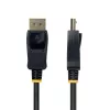 StarTech.com 2 m DisplayPort–HDMI-adapterkaabel haarduvate pistikutega, 4K 60 Hz, HDR, ühesuunaline DP–HDMI videomuundur, DP lauaarvutist HDMI monitorile