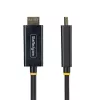 StarTech.com 2 m DisplayPort–HDMI-adapterkaabel haarduvate pistikutega, 4K 60 Hz, HDR, ühesuunaline DP–HDMI videomuundur, DP lauaarvutist HDMI monitorile
