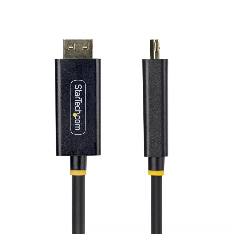 StarTech.com 2 m DisplayPort–HDMI-adapterkaabel haarduvate pistikutega, 4K 60 Hz, HDR, ühesuunaline DP–HDMI videomuundur, DP lauaarvutist HDMI monitorile