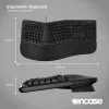 Incase Designed by Microsoft Ergonoomiline klaviatuur kontor USB QWERTY inglise must