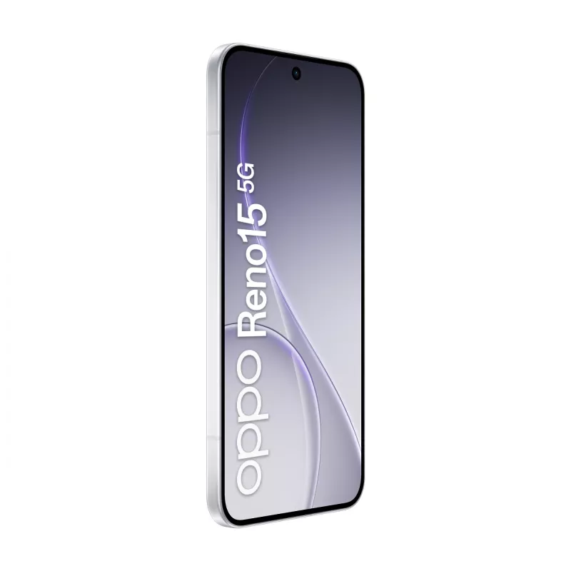 OPPO Reno15 5G 16,7 cm (6,59 tolli) Dual SIM Android 16.0 USB USB-C 8 GB 512 GB 6500 mAh Valge