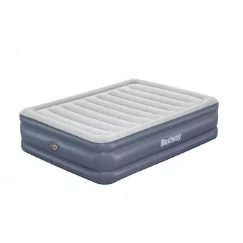 Bestway Tritech Queen täispuhutav madrats sisseehitatud vahelduvvoolupumba ja antimikroobse kattega 2,03 m x 1,52 m x 51 cm