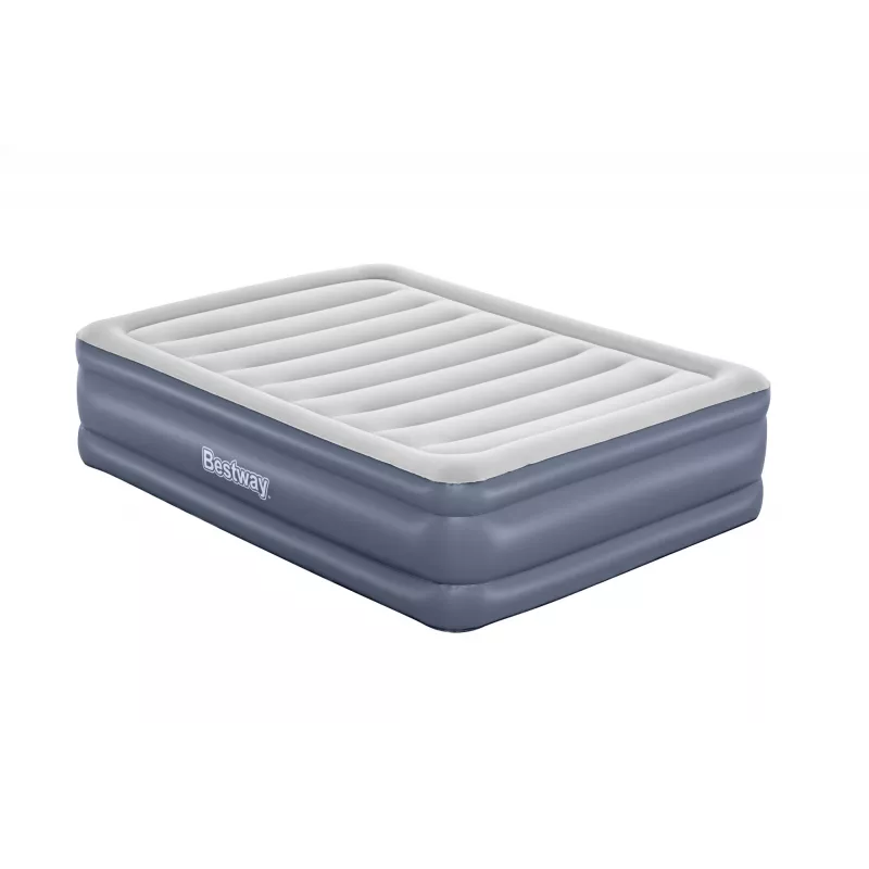 Bestway Tritech Queen täispuhutav madrats sisseehitatud vahelduvvoolupumba ja antimikroobse kattega 2,03 m x 1,52 m x 51 cm