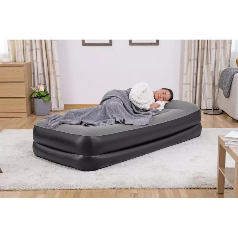 Bestway Tritech õhkmadrats Twin sisseehitatud vahelduvvoolupumbaga ja antimikroobse kattega 1,91 m x 97 cm x 46 cm