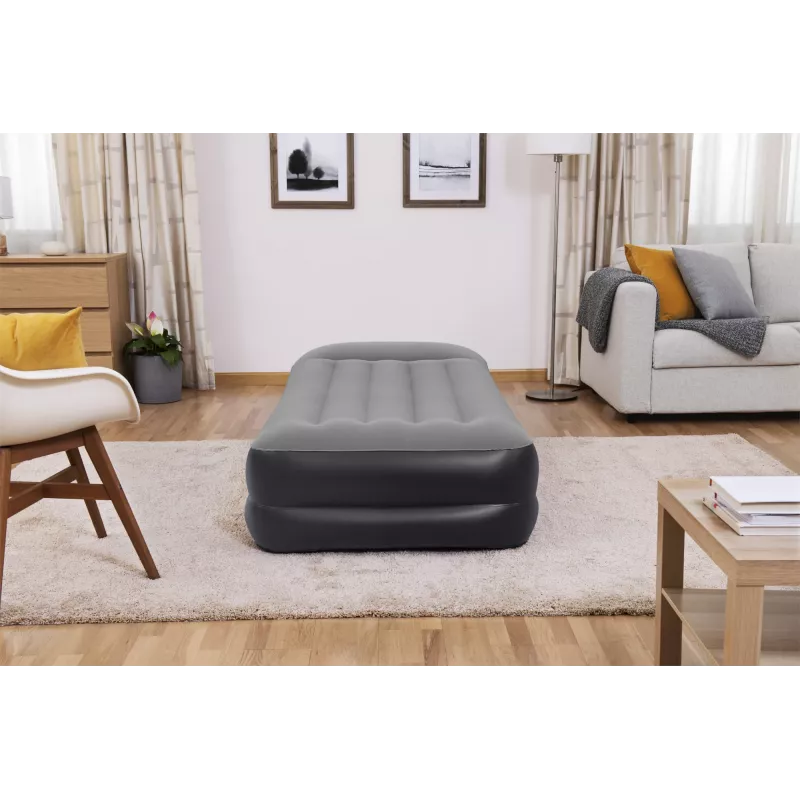 Bestway Tritech õhkmadrats Twin sisseehitatud vahelduvvoolupumbaga ja antimikroobse kattega 1,91 m x 97 cm x 46 cm