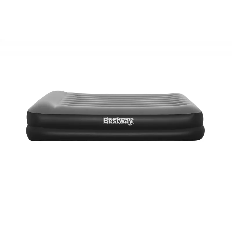 Bestway Tritech Air Mattress Queen koos Built-in AC Pump and Antimicrobial Coating 2.03 m x 1.52 m x 46 cm