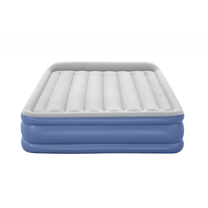 Bestway Tritech Air Mattress Queen koos Built-in AC Pump and Antimicrobial Coating 2.03 m x 1.52 m x 46 cm