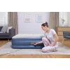 Bestway Tritech Air Mattress Queen koos Built-in AC Pump and Antimicrobial Coating 2.03 m x 1.52 m x 46 cm