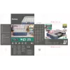 Bestway Tritech Air Mattress Queen koos Built-in AC Pump and Antimicrobial Coating 2.03 m x 1.52 m x 46 cm
