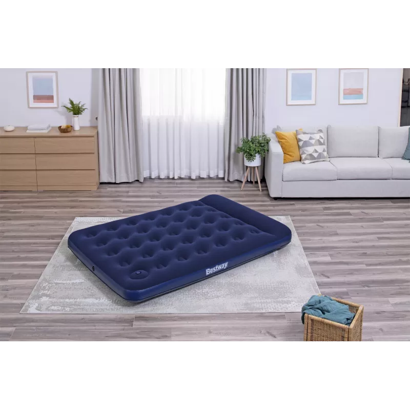 Bestway õhkmadrats täismõõdus sisseehitatud jalgpumbaga 1,91 m x 1,37 m x 28 cm