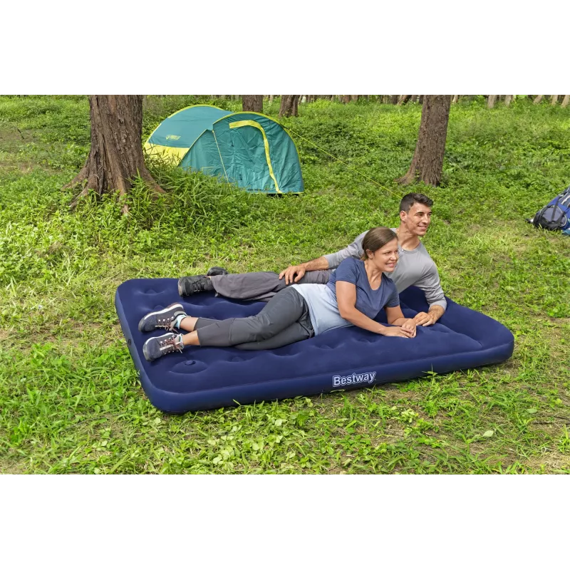 Bestway õhkmadrats täismõõdus sisseehitatud jalgpumbaga 1,91 m x 1,37 m x 28 cm