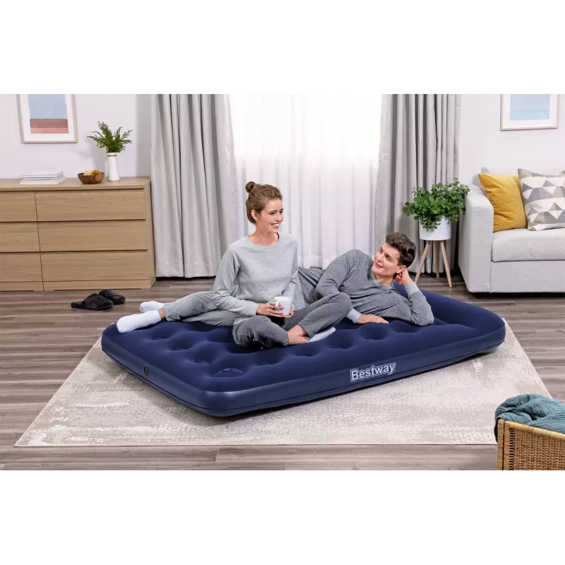 Bestway õhkmadrats täismõõdus sisseehitatud jalgpumbaga 1,91 m x 1,37 m x 28 cm