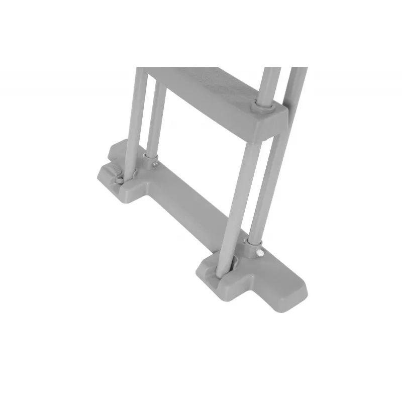 Bestway Flip & Lock maapealse basseini redel 1,32 m, Redel, Hall, Metall, Plast, 150 kg, 4 astet, EN16582
