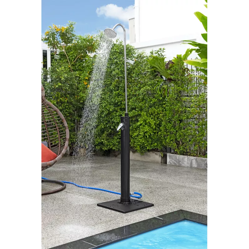 Bestway SolarFlow 8 L välidušš, eraldiseisev, must, roostevaba teras, 8 L, EN1112, 500 mm, 500 mm