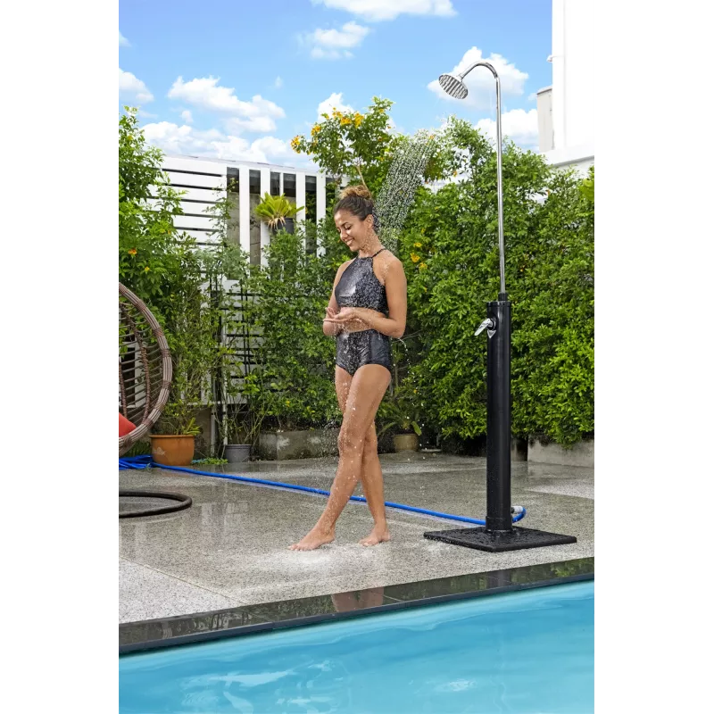 Bestway SolarFlow 8 L välidušš, eraldiseisev, must, roostevaba teras, 8 L, EN1112, 500 mm, 500 mm