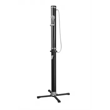 Bestway SolarFlow 5,2 galloni välistingimustes kasutatav dušš, eraldiseisev, must, metall, PVC, 20 L, EN1112, 620 mm