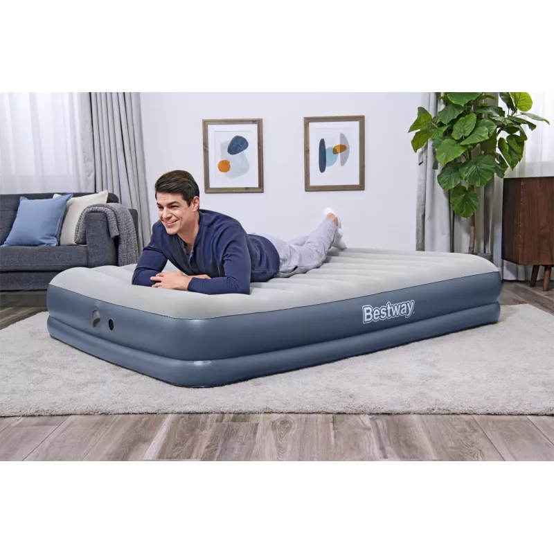 Bestway Tritech Air Mattress Queen koos taaslaetava pumbaga 2,03 m x 1,52 m x 36 cm
