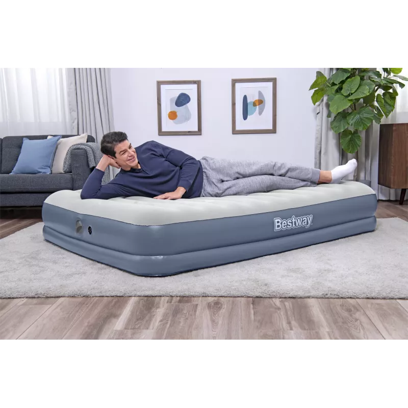 Bestway Tritech Air Mattress Queen koos taaslaetava pumbaga 2,03 m x 1,52 m x 36 cm