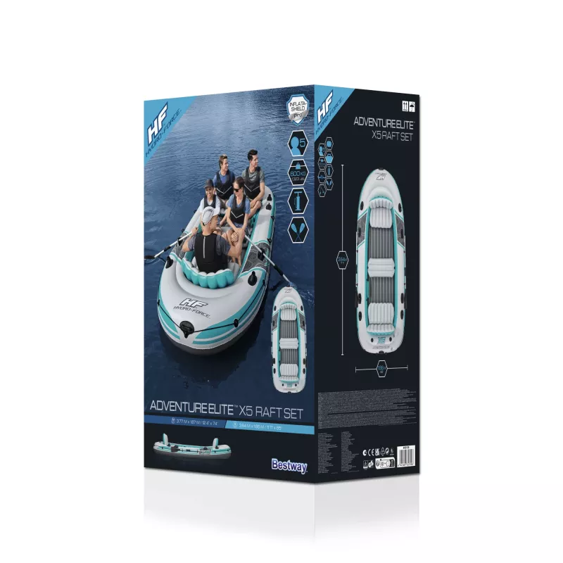 Bestway Hydro-Force Adventure Elite X5 täispuhutav parvekomplekt 3,64 m