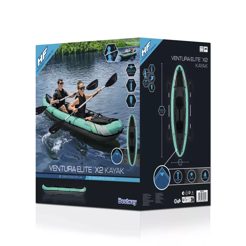 Bestway Hydro-Force Ventura Elite X2 täispuhutav süstakomplekt 3,30 m