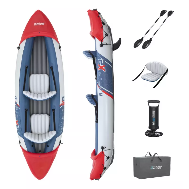 Bestway Hydro Force Rapid X2 täispuhutav kahekohaline süstakomplekt 3,21 m