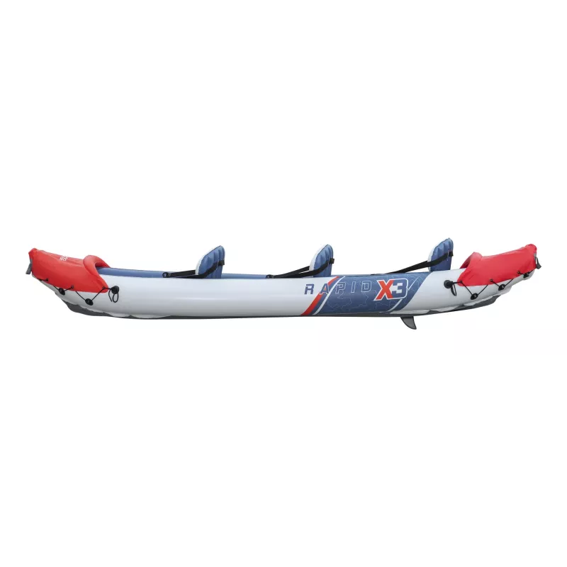 Bestway Hydro Force Rapid X3 täispuhutav 3-kohaline süstakomplekt 3,81 m