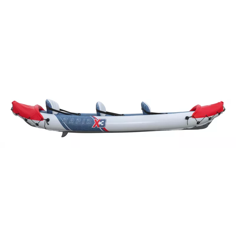 Bestway Hydro Force Rapid X3 täispuhutav 3-kohaline süstakomplekt 3,81 m