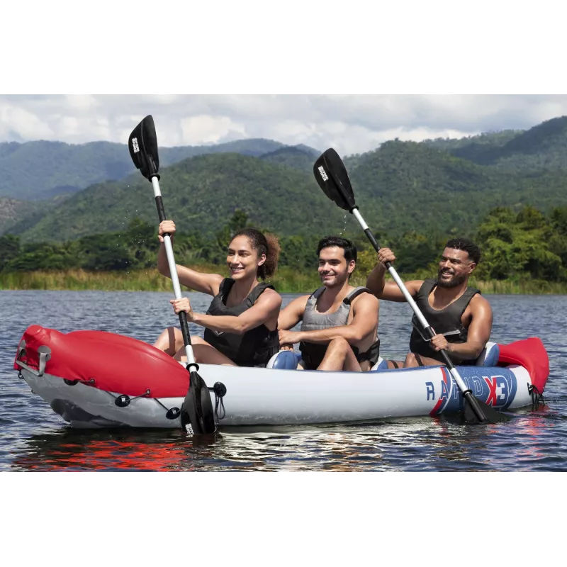 Bestway Hydro Force Rapid X3 täispuhutav 3-kohaline süstakomplekt 3,81 m