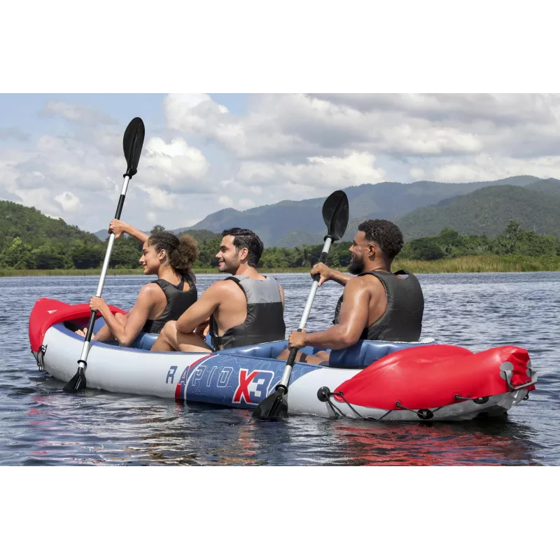 Bestway Hydro Force Rapid X3 täispuhutav 3-kohaline süstakomplekt 3,81 m
