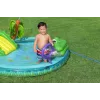 Bestway Crocodile Cove laste täispuhutav veemängukeskus ja bassein 2,24 m x 1,81 m x 72 cm