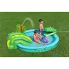 Bestway Crocodile Cove laste täispuhutav veemängukeskus ja bassein 2,24 m x 1,81 m x 72 cm